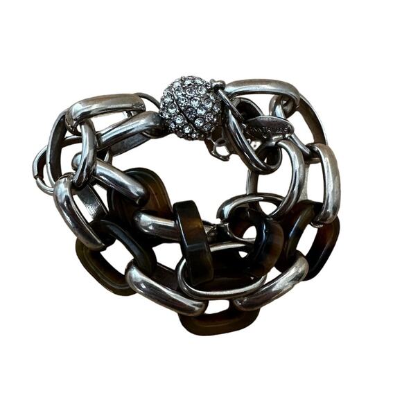 Ann Taylor Magnetic Clasp Link Bracelet - Picture 1 of 6